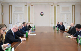 Prezident İlham Əliyev Estoniyanın xarici işlər nazirini qəbul edib  FOTO