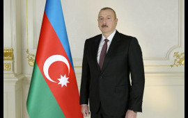 Prezident İlham Əliyevin Avropa İttifaqı Şurasının Prezidenti ilə təkbətək g&ouml;r&uuml;ş&uuml; ke&ccedil;irilir