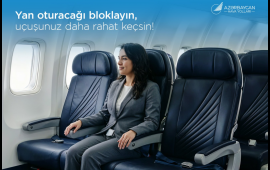AZAL səyahət rahatlığını artırır: sərnişinlər artıq yan oturacağı əvvəlcədən bloklaya bilərlər