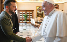 Roma Papası Zelenskini qəbul etdi  FOTO