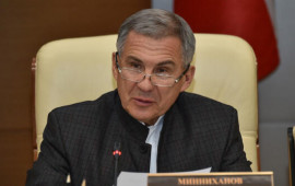Tatarıstan Rəisi Mehriban Əliyevaya təbrik məktubu ünvanlayıb