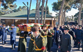 Milli Qəhrəman Şahin Tağıyevlə vida mərasimi 