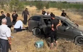 Şəhid ailəsi qəzaya düşdü  çox sayda yaralı var 
