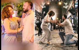 Azərbaycanlı meyxanaçı aparıcıya İstanbulda evlilik təklifi etdi 