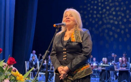 Gəncədə Üzeyir Hacibəylinin 140 illik yubileyi münasibəti ilə XVII Beynəlxalq Musiqi Festivali çərçivəsində kontsert proqrami keçirildi  FOTO