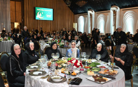 Leyla Əliyeva şəhid ailələri ilə birlikdə iftar s&uuml;frəsində iştirak edib (FOTO)