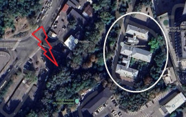 Ukraynadakı səfirliyimizin yanına raket düşdü  binaya zərər dəydi