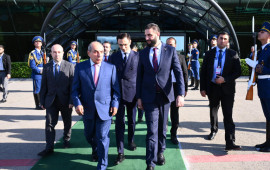 Əhməd Əl Şaraanın Azərbaycana səfəri başa çatıb  FOTO