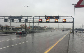 Bu yolda sürət həddi endirildi