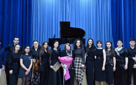 Qara Qarayevin əbədi yaşar xatirəsinə həsr olunmuş konsert proqramı ke&ccedil;irildi 