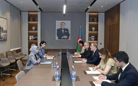 UNICEFin nümayəndəsinin Azərbaycandakı diplomatik fəaliyyəti başa çatıb  FOTO