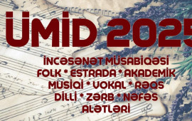 “Ümid 2025” İncəsənət müsabiqəsi keçiriləcək