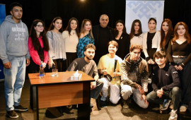 “Nəsildənnəslə teatr” layihəsinin növbəti qonağı Nicat Kazımov olub  FOTO