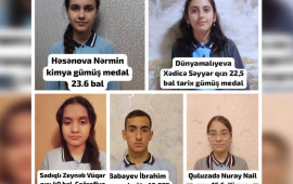 Bu kənd məktəbi olimpiadada bu il də rekord nəticə göstərdi