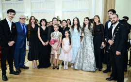 Leyla Əliyeva Bakı Musiqi Akademiyasında tələbə və gənclərin konsertində iştirak edib 