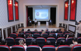 Naxçıvanda “MEDİAFEST2025” çərçivəsində media tədqiqatçıları tələbələrlə görüşüb  FOTO