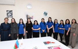 Heydər Əliyev Fondunun vitseprezidenti Leyla Əliyeva və Alena Əliyeva Gəncə Autizm Mərkəzi ilə tanış olublar 