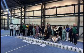 Azərbaycan Uşaq və Gənclər Futbol Federasiyası &ldquo;Padel hər kəs &uuml;&ccedil;&uuml;nd&uuml;r&rdquo; inkl&uuml;ziv idman tədbirində iştirak edib 
