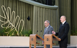 Prezident İlham Əliyev: Bu m&uuml;kafatı almaq mənim &uuml;&ccedil;&uuml;n b&ouml;y&uuml;k şərəfdir
