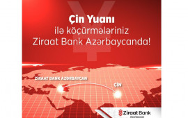 Ziraat Bank Azərbaycan Çinə birbaşa köçürmə imkanını təqdim etdi!