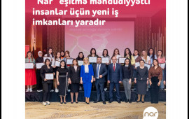 “Nar” eşitmə məhdudiyyətli insanlar üçün yeni iş imkanları yaradır