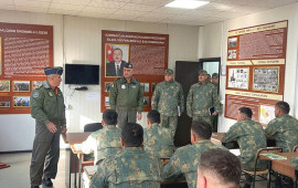 Hərbi Hava Q&uuml;vvələrinin xidmətid&ouml;y&uuml;ş fəaliyyəti yoxlanılıb 