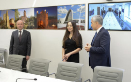 Leyla Əliyeva BMTnin Cenevrə ofisində &ldquo;Azərbaycan otağı&rdquo; ilə tanış olub 