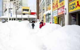 Bu &ouml;lkədə 40 il sonra qar rekordu  45 &ouml;l&uuml;