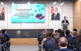 Azərbaycandakı diplomatik korpusun nümayəndələri üçün “KOBların yaşıl keçidi üçün Bakı İqlim Koalisiyası üzrə Birgə Bəyannamə”yə dair təqdimat keçirilib  FOTO
