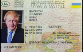 Sərxoş “Boris Conson” Niderlandda Ukrayna sürücülük vəsiqəsi ilə saxlanılıb