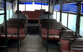 Bakıda həmin avtobusların oturacaqları 1 aydır qırıq qalıb  VİDEO