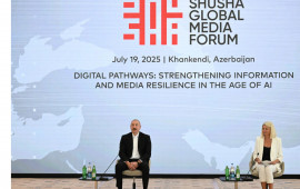 III Şuşa Qlobal Media Forumu keçirilir,  İlham Əliyev tədbirdə iştirak edir  FOTO