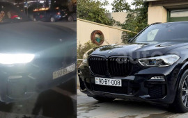 Ağ Şəhərdə “BMW” sürücüsü motosikleti vurub yıxdı: “Zor edirəm, çək” 