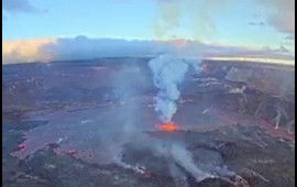Dünyanın ən böyük vulkanlarından biri püskürməyə başlayıb 