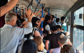Bakıda avtobusda əlbəyaxa dava 