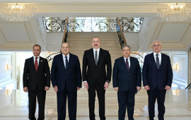 Prezident İlham Əliyev Misir Senatının sədrini qəbul edib  FOTO