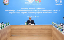 Təşkilat Komitəsinin n&ouml;vbəti iclasında WUF13ə hazırlıq məsələlərinə dair məruzələr dinlənilib 