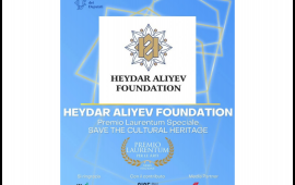 Heydər Əliyev Fondu İtaliyanın Laurentum m&uuml;kafatı ilə təltif olunub 