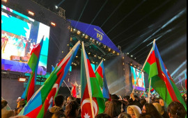 Dənizkənarı Milli Parkda Heydər Əliyevin 100 illik yubileyi münasibətilə konsert proqramı təşkil olunub  FOTO