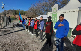 LaçınXankəndi yolundakı aksiya 137 gündür davam edir  FOTO