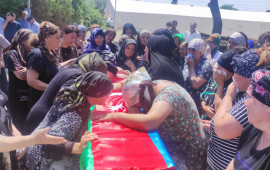 Şəhid Məzahir Kərimov Xaçmazda dəfn olundu 