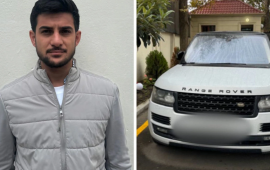 "Range Rover" sürücüsü "narkoman" çıxdı