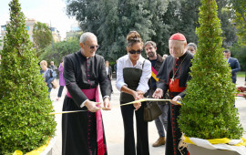 Mehriban Əliyeva Vatikanda açılış mərasimində iştirak edib 