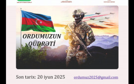 "Ordumuzun Qüdrəti" adlı rəsm  müsabiqəsi elan olunub
