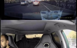 Bakıda Çin maşınının təhlükəsizlik funksiyası qəzaya səbəb oldu  VİDEO