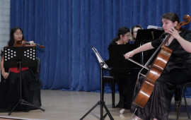 Gənc musiqiçilərin iştirakı ilə “Gəncliyin Sədası” adlı klassik musiqi axşamı baş tutub 
