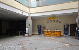 Dron h&uuml;cumundan sonra Nax&ccedil;ıvan Hava Limanı &ndash;