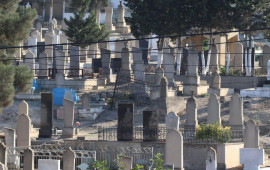 Daha bir qəbiristanlıq YANDI 