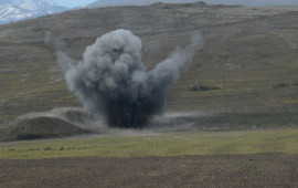 Ağdamda kənd sakini minaya d&uuml;şd&uuml;