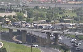 "Koroğlu” körpüsündəki qəzaya görə tətbiq edilən məhdudiyyət aradan qaldırılıb 